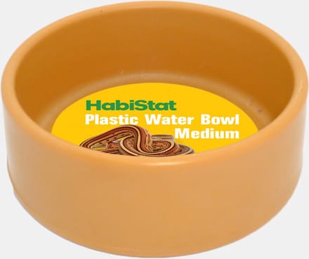 Habistat - Ronde Plastic Water Bak - M - 9 X 9 X 3.5cm