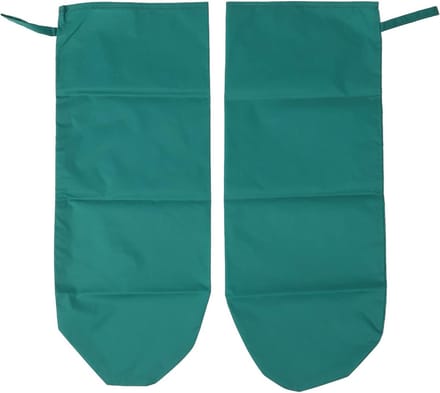 1 Pair Gloves for Transferring Patients Slide Sheet Help Move Elderly Reusable for Turning Patient Repositioning (Green)