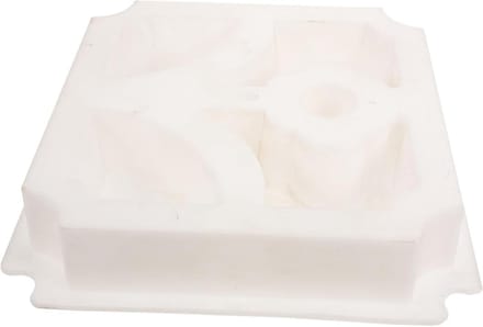 Beton Mallen - Stenen mal - Tuinpad Maken - Herbruikbaar Plastic - 34.5 cm - Wit