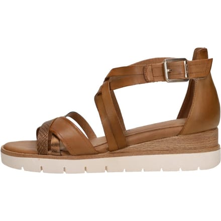 Tamaris Sandalen Plat Sandalen Plat - Cognac - Maat 42