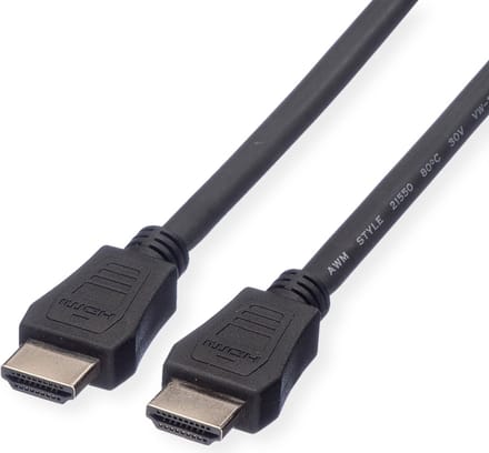 VALUE HDMI High Speed Cable met Ethernet M-M, LSOH, zwart, 3 m