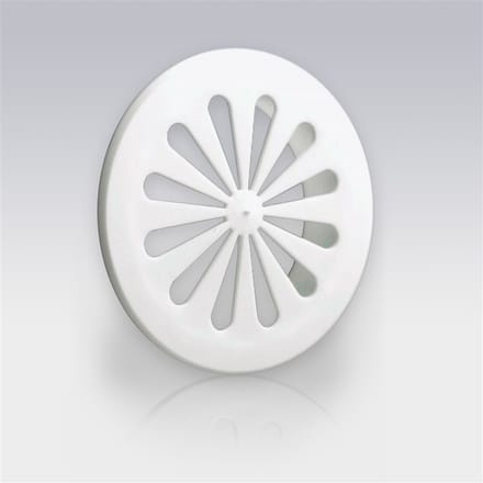 Weha ventilatierozet, aansluitingsdiameter Ø120mm, kunststof wit