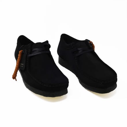 Clarks - Heren schoenen - Wallabee - G - black suede - maat 41
