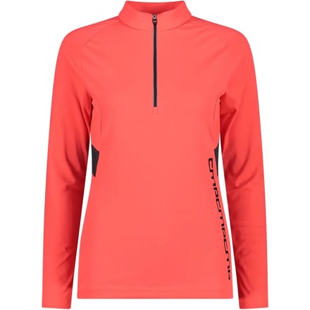 Trainingsshirt met halve rits voor dames CMP