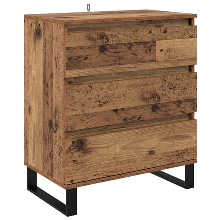 vidaXL Dressoir Oud Hout 60 x 35 x 70 cm Bewerkt hout