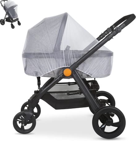 Muggennet voor Kinderwagen - Insectenbescherming voor Buggy en Reisbed