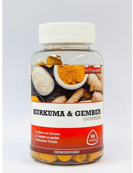 Fitshape Kurkuma & Gember 90 stuks