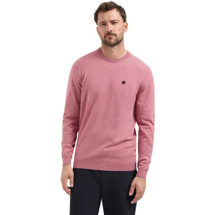 No Excess Pullover crewneck 2 coloured melang old pink