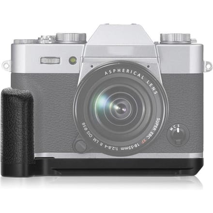 Support de caméra portable en métal anti-vibration Meike MK XT20G en forme de L pour Fuji X-T1020 gray