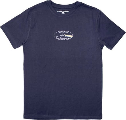Pink Floyd - Mini DSOTM Oval Heren T-shirt - S - Blauw