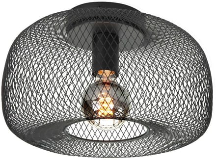 Highlight - Plafondlamp Honey Ø 32 cm zwart