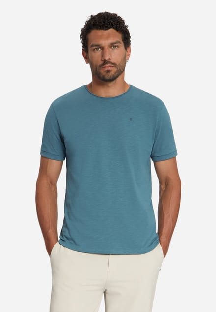 Katoenen Slub T-shirt