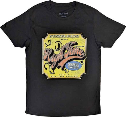 Nickelback - High Time Heren T-shirt - M - Zwart