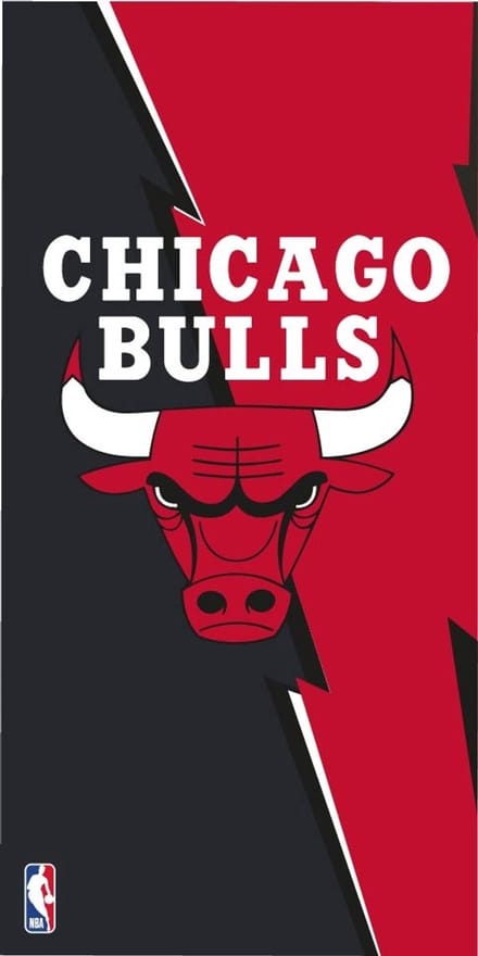 Chicago Bulls Strandlaken, Logo - 70 x 140 cm - Polyester