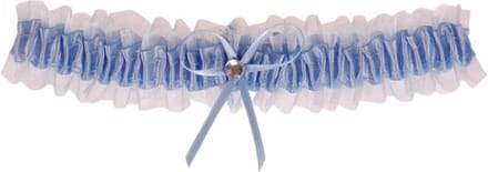Kousenband blauw