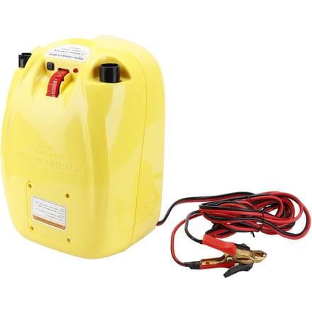 12V Draagbare Elektrische Hogedrukluchtpomp voor Opblaasbare Kano's Boten Vlotten Kajaks yellow