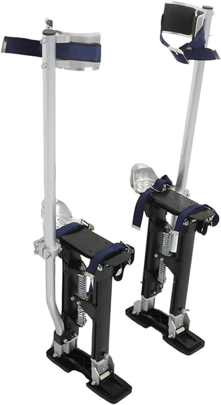 Gipsplaat Stelten - Verstelbare Hoogtes - Werken op Hoogte - Aluminiumlegering Constructie - 15-23 Inch - Zwart