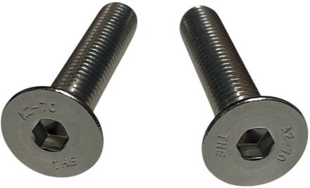Deltafix - inbusbout platkop rvs A2 - M8 x 40 mm - DIN 7991 - 2 stuks
