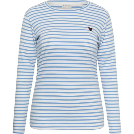 Dames-T-shirt met lange mouwen KAFFE Curve KCLia