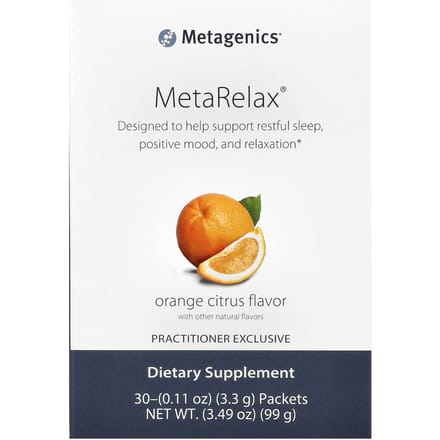 Metagenics, MetaRelax, Orange Agrumes, 30 sachets, 0,11 oz (3,3g) chaque