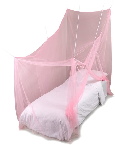 Deconet klamboe OBLIQUE - Roze- L210cm x H120cm én H200cm x B100cm 1 pers