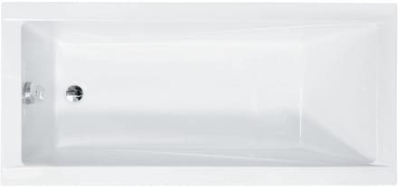 Badland MODERN ligbad 170 x 70 cm wit met baddrager met hoofdsteun