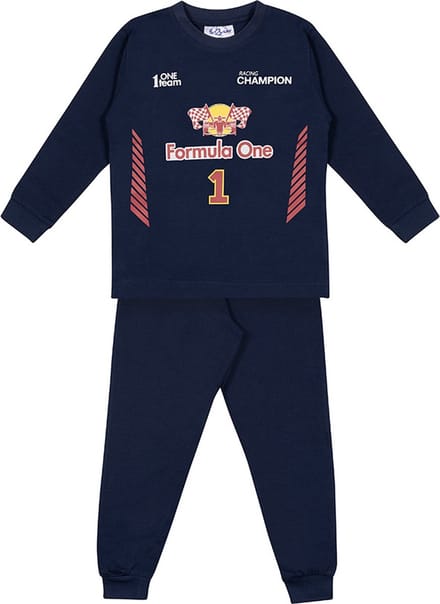 Fun2Wear - Pyjama Driver 1 - Navy Blauw - Maat 80 -