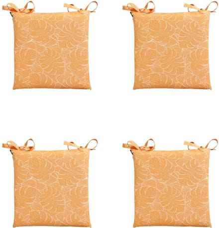 Madison - Zitkussen - Universeel - 4st - 46x46cm - Outdoor Palm Yellow