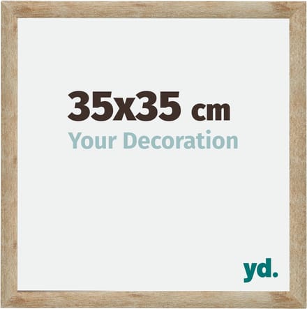 Your Decoration - Fotolijst 35x35 cm - MDF - Goud - Catania
