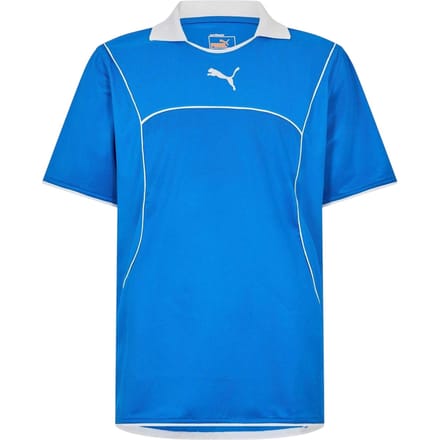 Puma Heren Effen Contrast Bies Atletisch Rugby Shirt (Blauw)