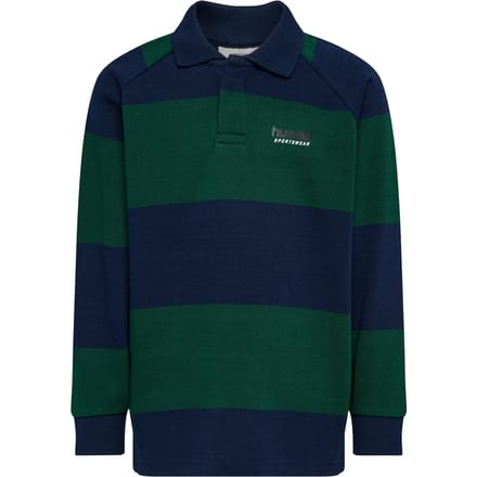 Kinderpolo met lange mouwen Hummel Striped Loose