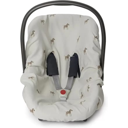 Autostoelhoes voor baby Gloop! Zebra 100x75 cm