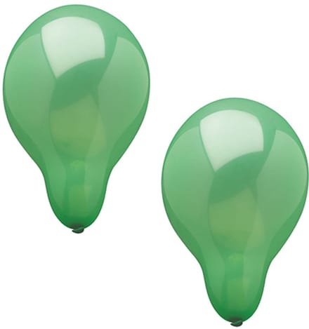 100 Ballonnen Ø 25 cm groen