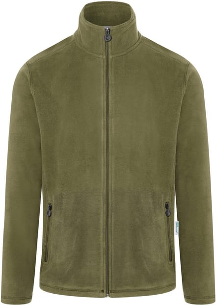Karlowsky Men´s Workwear Fleece Jacket Warm-Up KY153 - Moss Green (ca. Pantone 7764C) - M