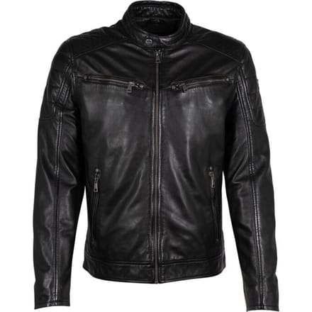 Mauritius Lederen jas - GB Derry Laorv - S tot 3XL - voor Mannen - zwart