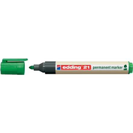 Viltstift edding 21 EcoLine rond groen 1.5-3mm