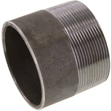 R 2 1/2'' Buitendraad x 76.1mm Stalen Pijpnippel met Las uiteinde 50 Bar DIN 2982 - 60mm [2 Stuks]
