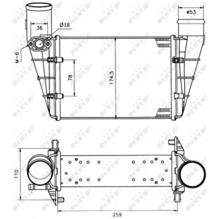 Intercooler NRF 30127A