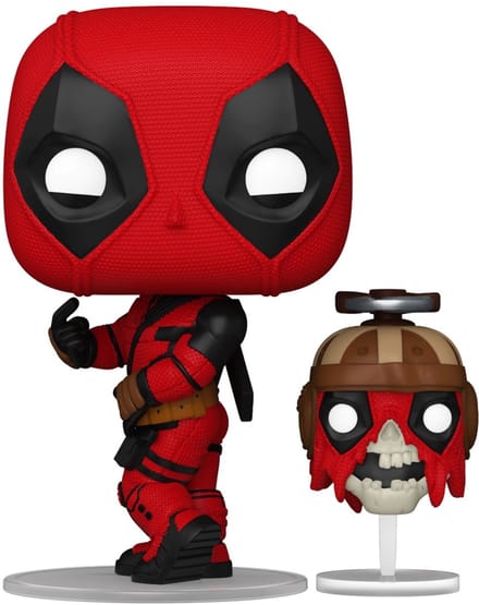 Deadpool Deadpool & Wolverine - Deadpool with Headpool vinylfiguur 1400 Unisex Funko Pop! - meerkleurig - Standard