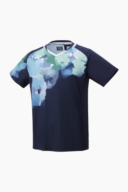 Yonex 10508EX men's crew neck badminton shirt - navy blue