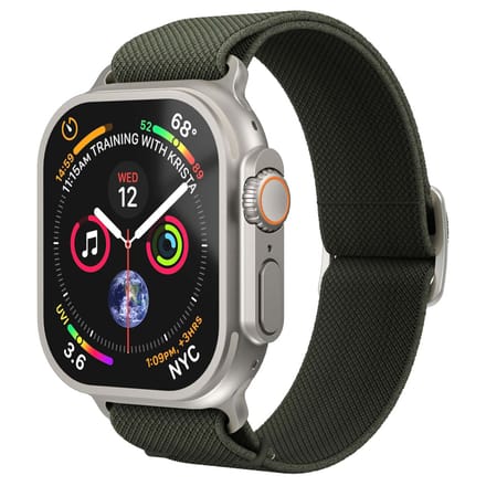 Vonmählen Classic Nylon Loop bandje voor de Apple Watch | 38/40/41/42 mm - Olive