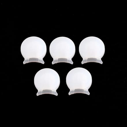 Rubber Clarinet Thumb Rest Cushion Protector - Fit for Most Clarinet - Pack of 5 - Wit