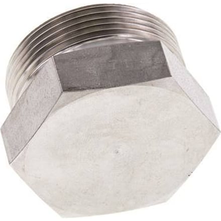 35L RVS Afsluitkap voor Leidingen 160 Bar DIN 2353 - FL1-ST-35-L