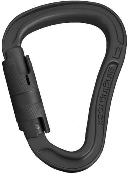Singing Rock Bora Triple Lock Karabijnhaak Zwart
