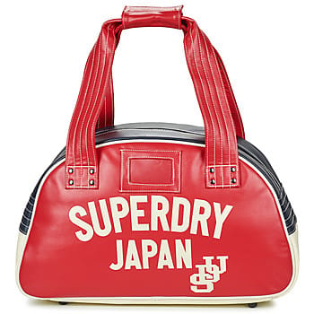 Superdry Retro Alumni Bowling Bag Handtas red/eclipse navy/cream