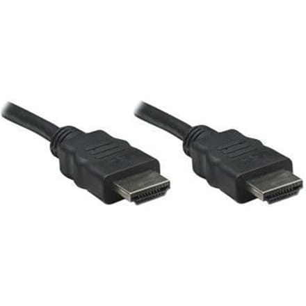 Câble HDMI 1.8m (6 ft.) MANHATTAN - Haute vitesse, support 4K, support 1080p - Noir zwart