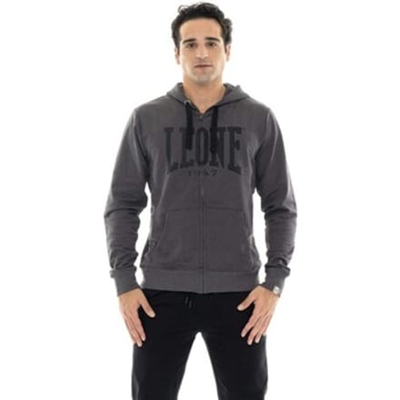 Capuchon sweaters Leone 1947 Man Hoody Full Zip Big Logo