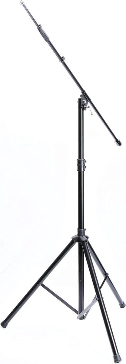 Microfoon Statief - H standard - Muziek Opnemen - Stabiele Constructie - 153 cm - Zwart