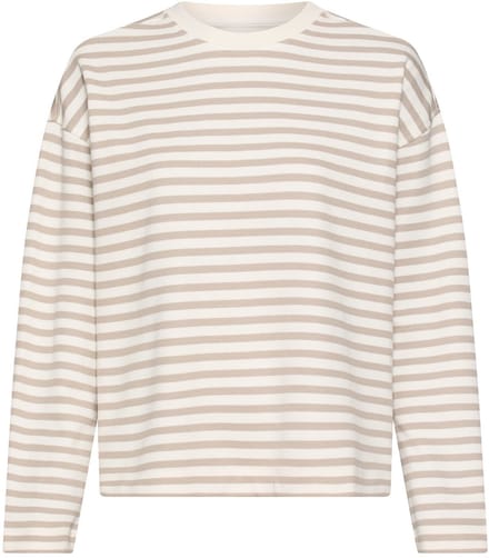 camel active Sweatshirt van een katoenmix - Maat womenswear-M - Grijs
