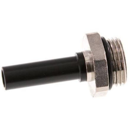 8mm x G3/8'' insteekfitting Messing/PA 66 Buitendraad NBR [2 Stuks]